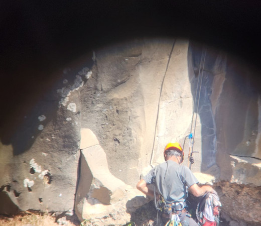 תמונה של רגע לפני בקיעה: המבצע החריג להצלת גוזל נשרים בגמלא - למטייל בישראל (טיולי)