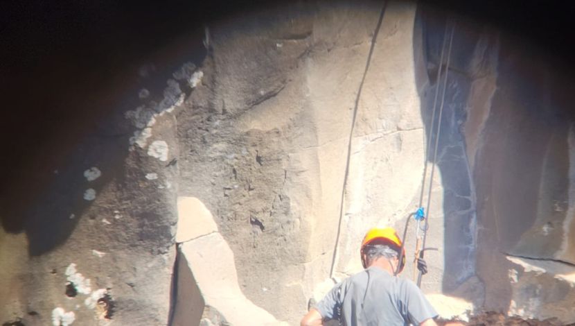 רגע לפני בקיעה: המבצע החריג להצלת גוזל נשרים בגמלא (1)