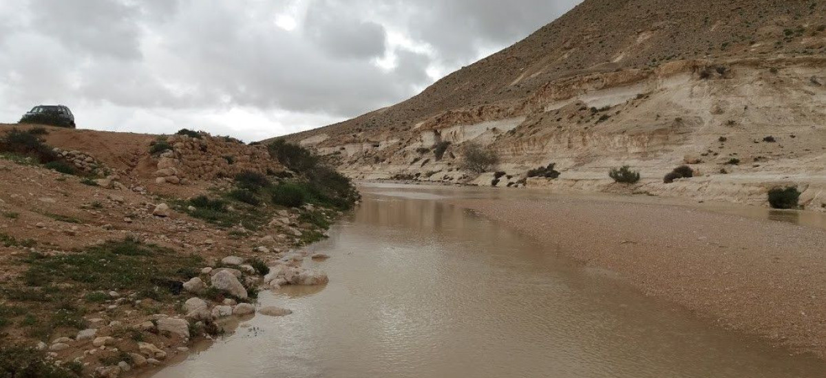 השבוע: חשש משיטפונות בנחלי מדבר יהודה ודרום הארץ (1)