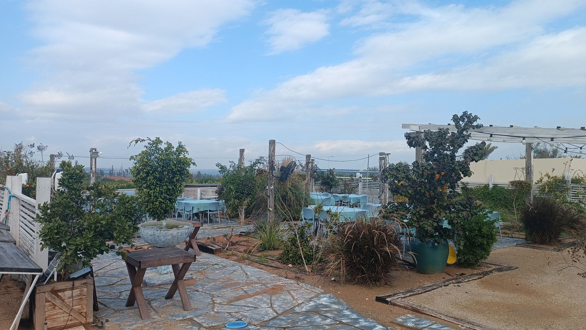 פעם עמדה פה רפת, היום גינה מהממת | צילום: שי קדם
