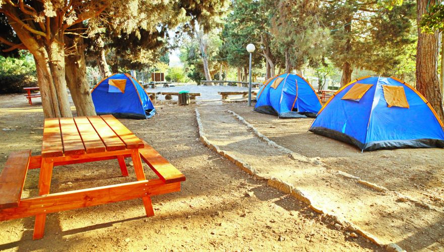 איזור הקמפינג | צילום: באדיבות בית ספר שדה כפר עציון