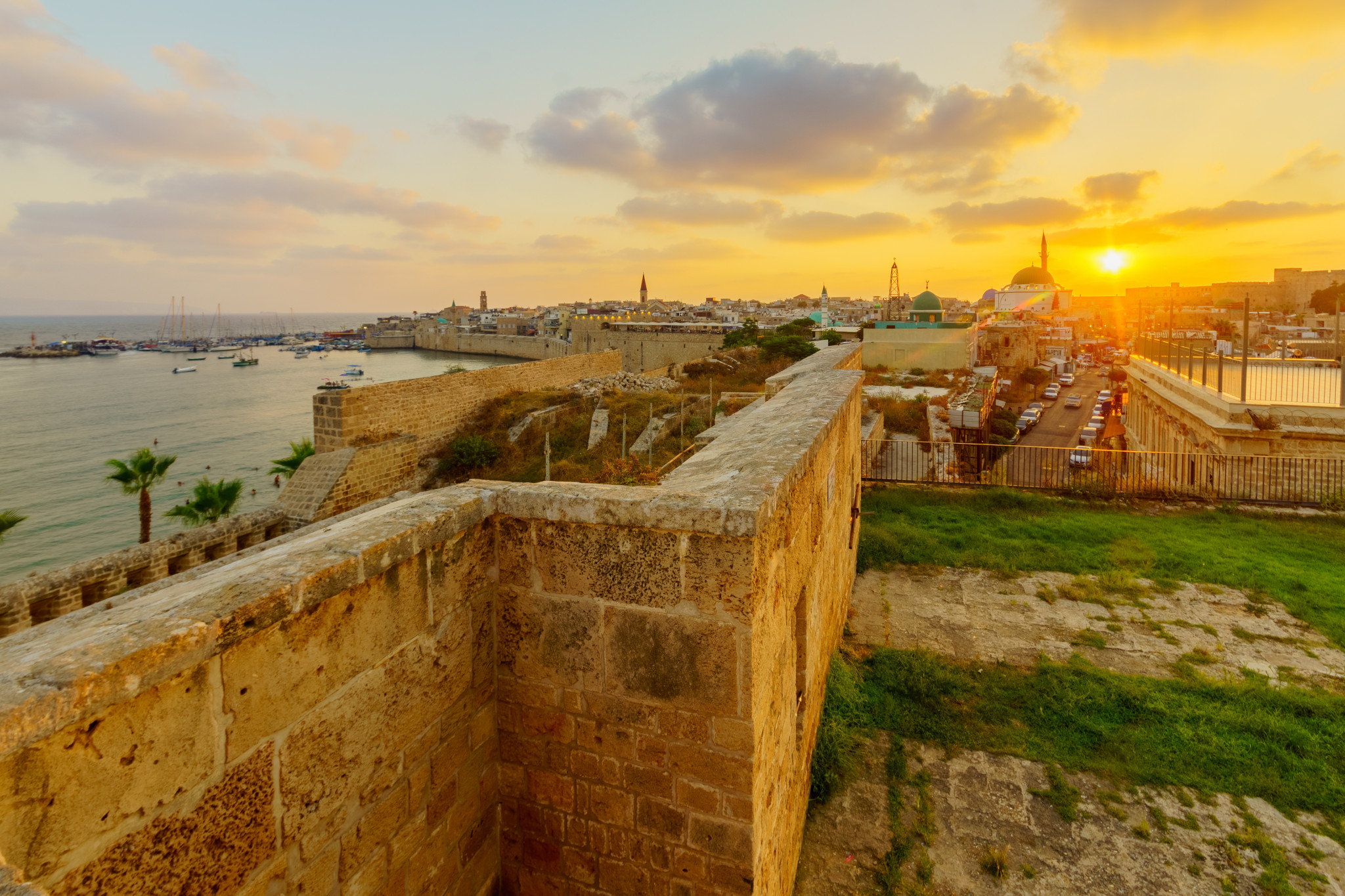 שקיעה בעכו | צילום: Depositphotos_RnDmS