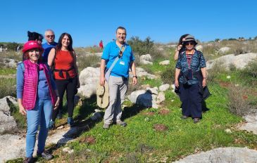 טיול בגבעות הדרומיות של מודיעין - פריטור פריחה ונוף בגבעות מודיעין (3)