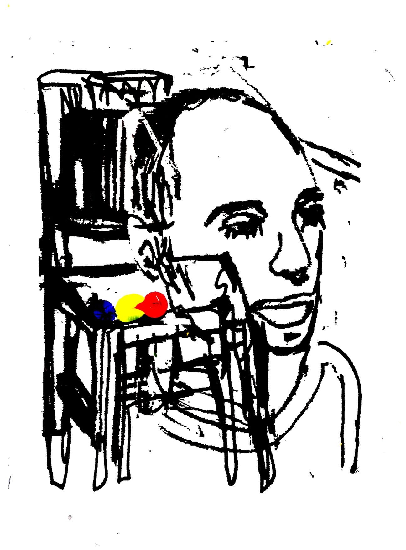 חנוך לוין - איור רוני סומק