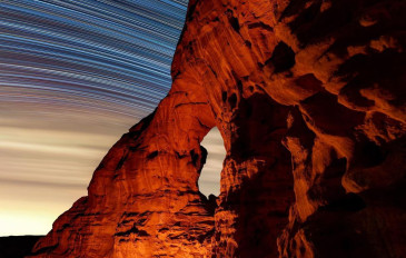 Timna by Night: כוכבים בשמי תמנע (2)