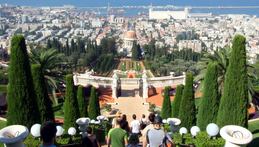 תצפית מהגנים לנמל. צילום: איתמר ברק