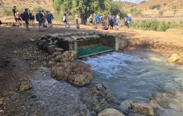 עין רביד - נחל צלמון תחתון: בדרך לכנרת עם המוביל ההפוך (2)