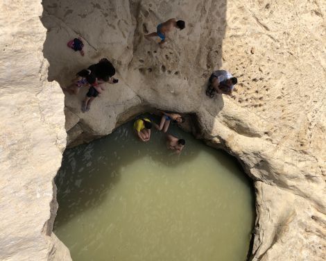 מבט מלמעלה. עוד עשר דקות הליכה ומגיעים!