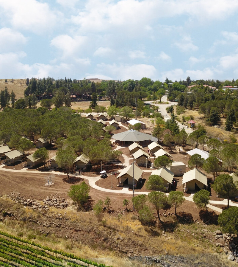 גלמפינג אורטל: לישון בסטייל בלב הגולן