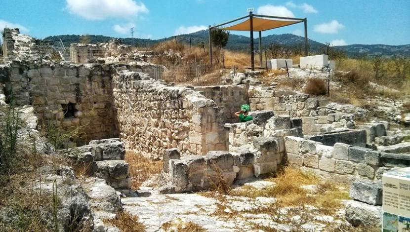 רב הנסתר על הגלוי בתל יקנעם | צילום: עומר זיו