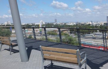 אותה נקודת תצפית מזווית אחרת - טיול ברמת אביב - בין מרכז רבין לגן קארטר (3)