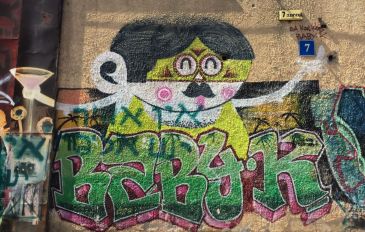 BABY K - סיור גרפיטי - מצויירת וטוב לה, אמנות רחוב בת