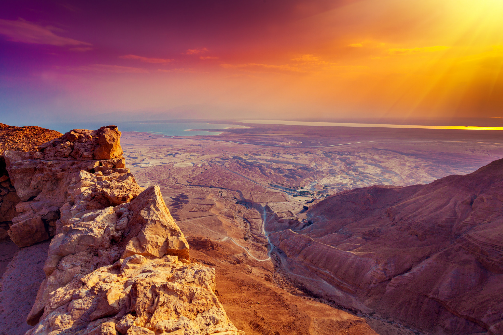 הנוף ממצדה | צילום: Depositphotos_vvvita