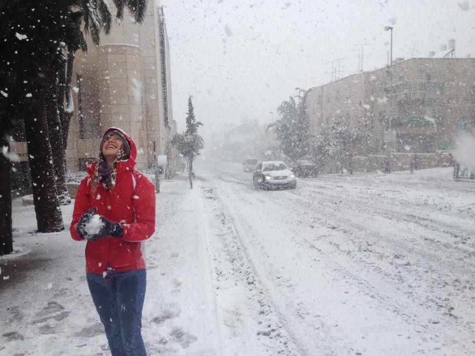 ירושלים בשלג | אינה מנשה