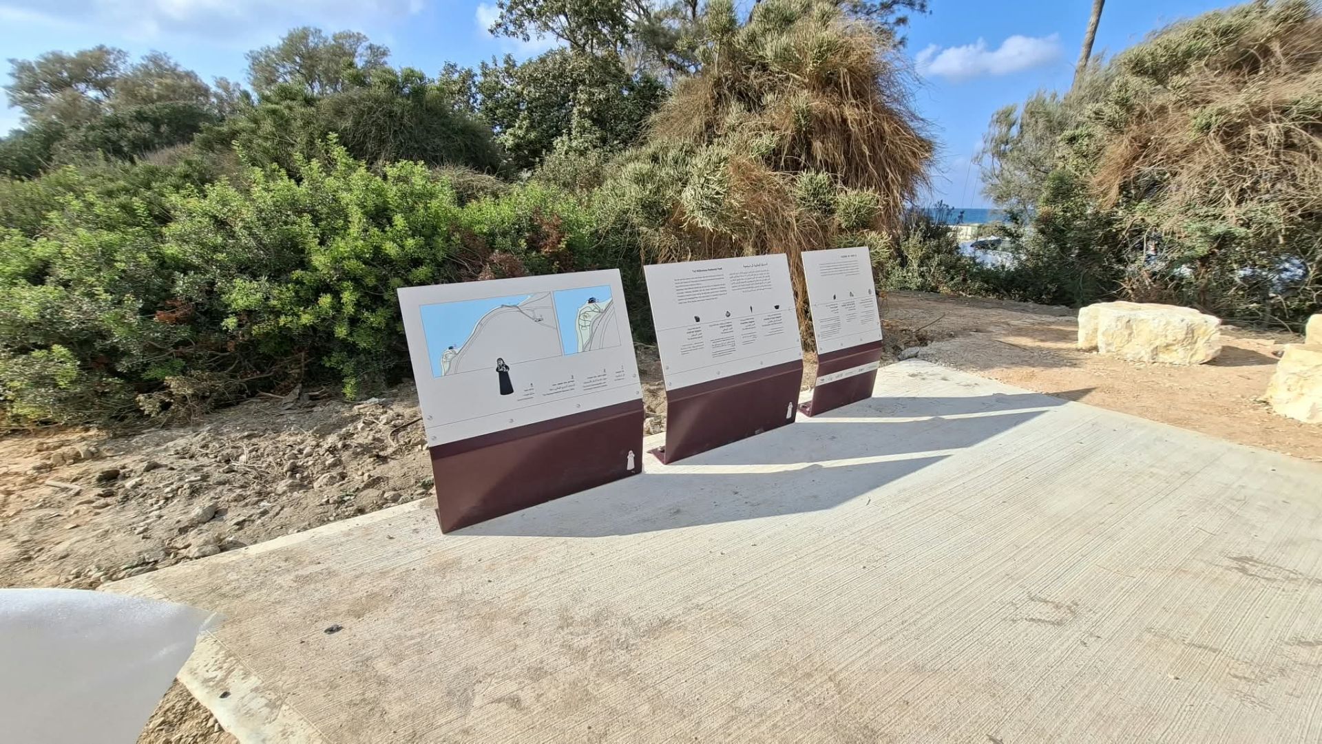 המסלול החדש בתל שקמונה | צילום: באדיבות מכון חקר ימים ואגמים
