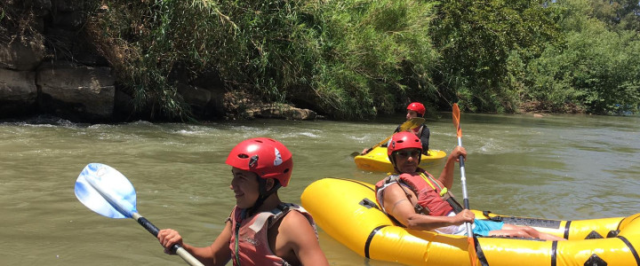 מים לבנים - שייט פאקראפט (Packraft) בירדן ההררי (1)