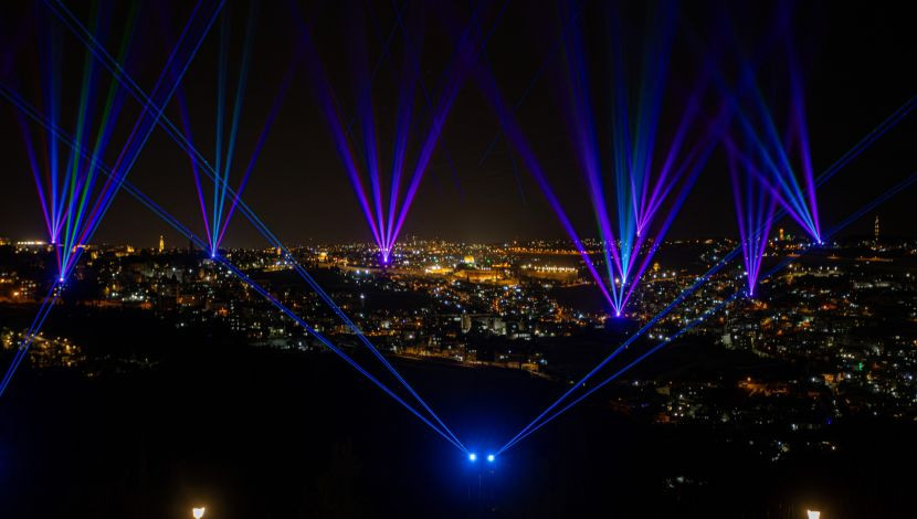 ירושלים של אור: High LIGHT JLM מופע לייזר מרהיב בירושלים (1)