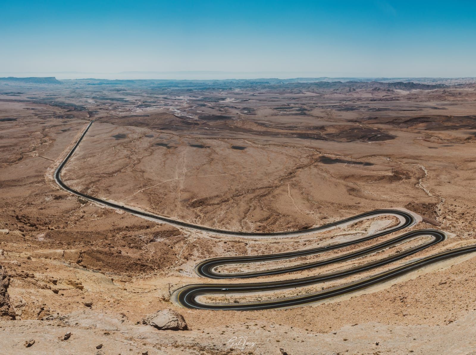 כביש 40 מתפתל. צילום: גל טוויג