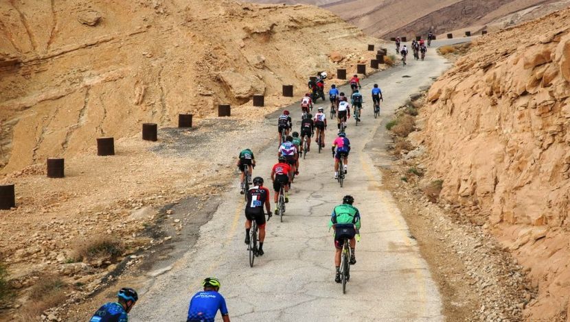 פסטיבל האופניים גראן פונדו ערבה הבינלאומי 2021 יוצא לדרך (1)