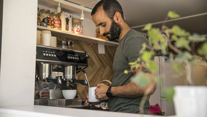 קפה שיעלה לכם חיוך | צילום: באדיבות בלומס קפה