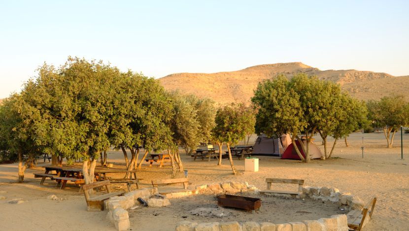 חניון לילה גן לאומי ממשית: החאן הנבטי (1)