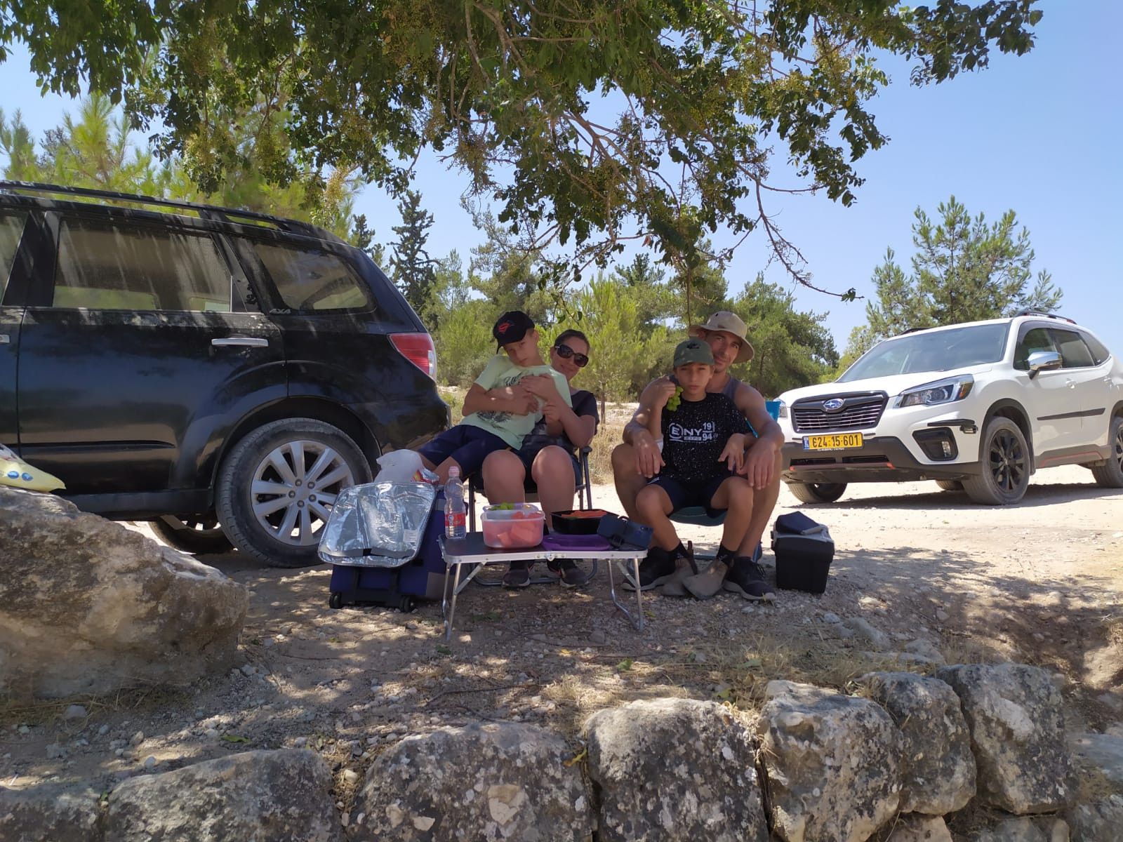 עוצרים לפיקניק בתצפית מבוא חורון | צילום: תהילה ברדר