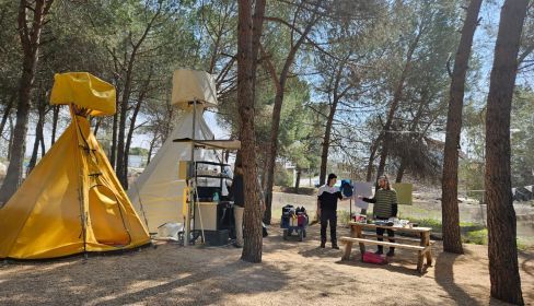 תמונה של אינדיאני ג'ונס: מתחם קמפינג ברמה שלא הכרתם - למטייל בישראל (טיולי)