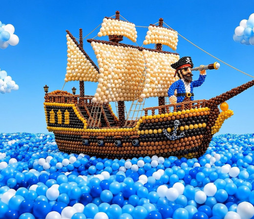 תמונה של עולם פנטזיה עם 700 אלף בלונים: ביקרנו באטרקציה הכי צבעונית של הקיץ - למטייל בישראל (טיולי)