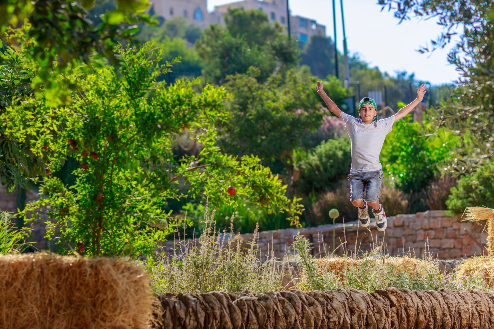 ריאה ירוקה בלב העיר: החווה בגיא. צילום: אליהו ינאי