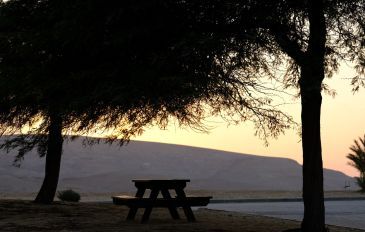 חניון לילה גן לאומי ממשית: החאן הנבטי (2)