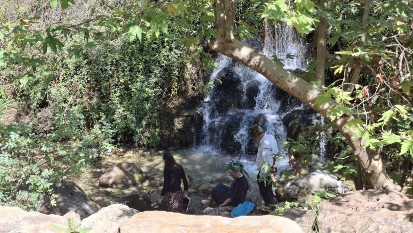 מטיילים בעין זיו, בשמורת טבע נחל כזיב - הטבע חוגג את הסתיו: רבבות טיילו בסופ