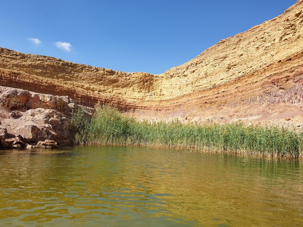 אגם המכרה. צילום: ארז דגן