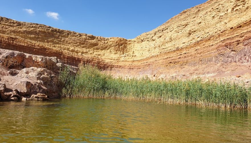 אגם המכרה. צילום: ארז דגן