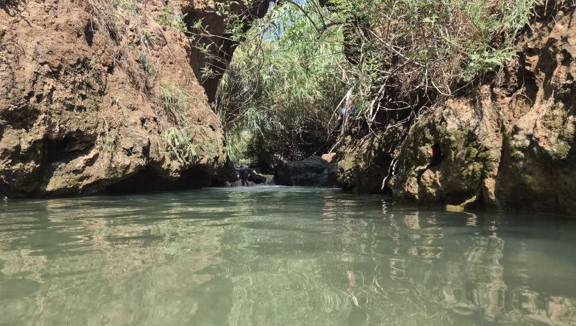 גשר הטרוורטין, נחל צלמון תחתון - גשר הטרוורטין בנחל צלמון תחתון (1)